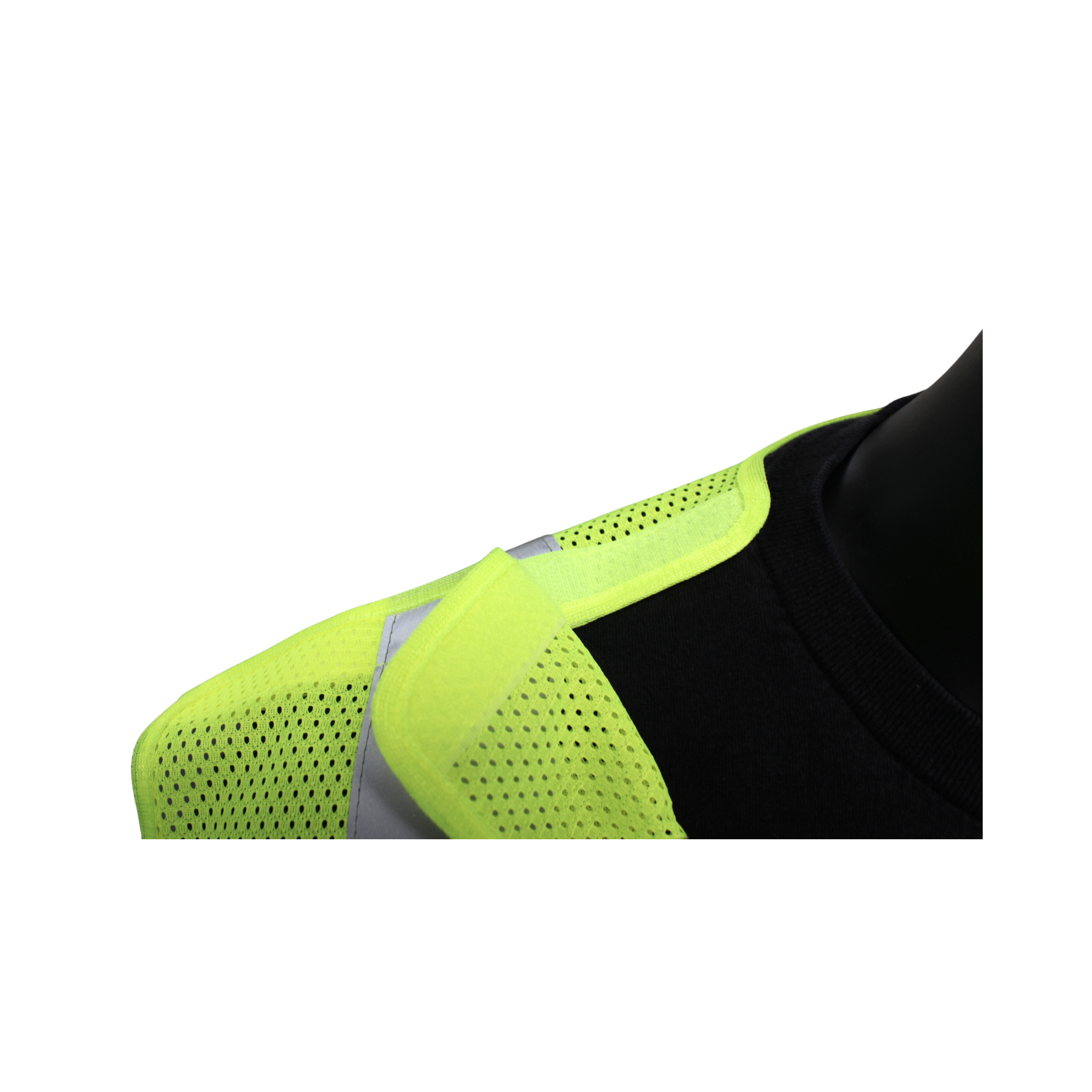 ANSI TYPE R CLASS 2 <br>HI-VIZ LIME GREEN 5-POINT BREAKAWAY SAFETY VEST <br> SV2605G