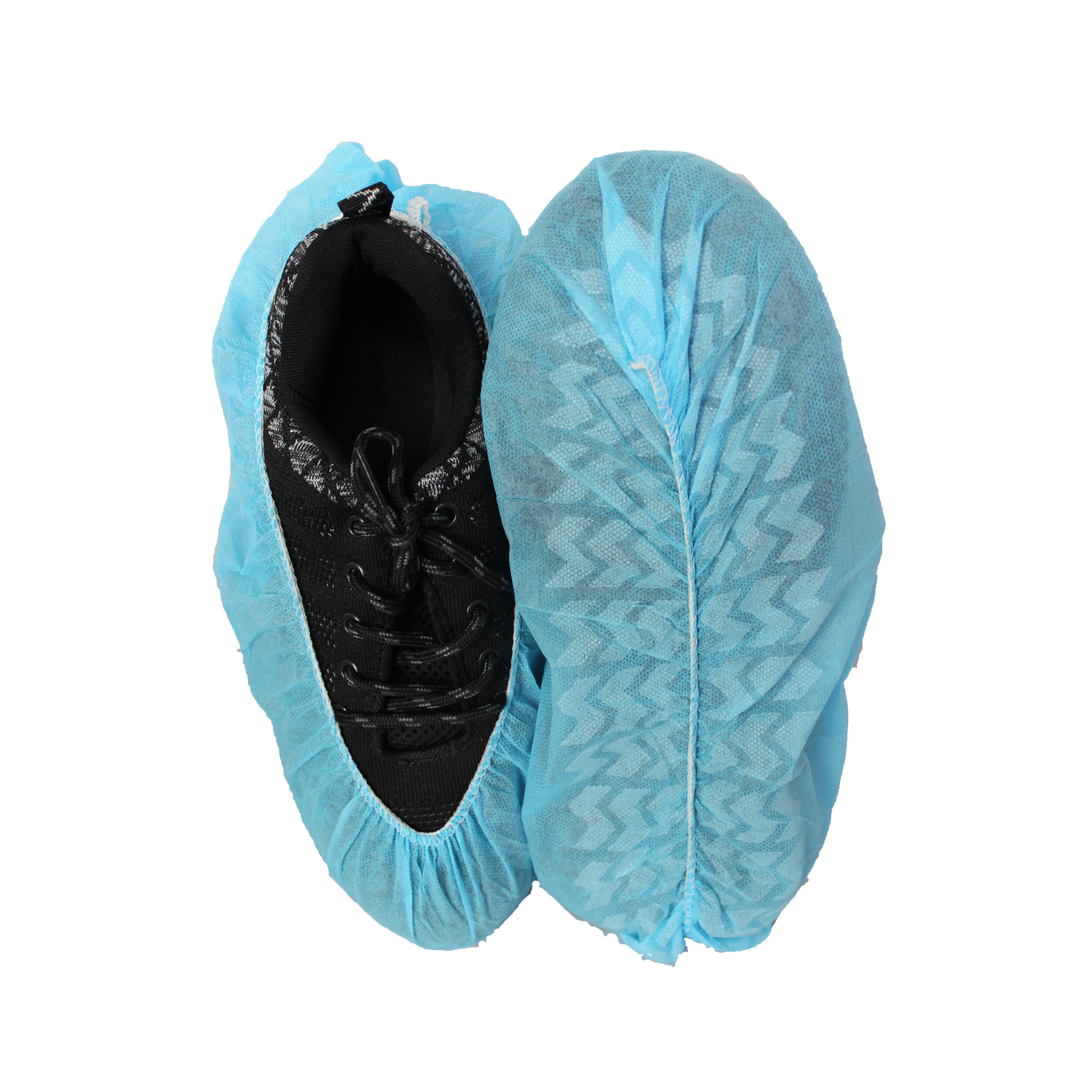 Blue Spunbonded Polypropylene Disposable Shoe Covers <br> 35560X