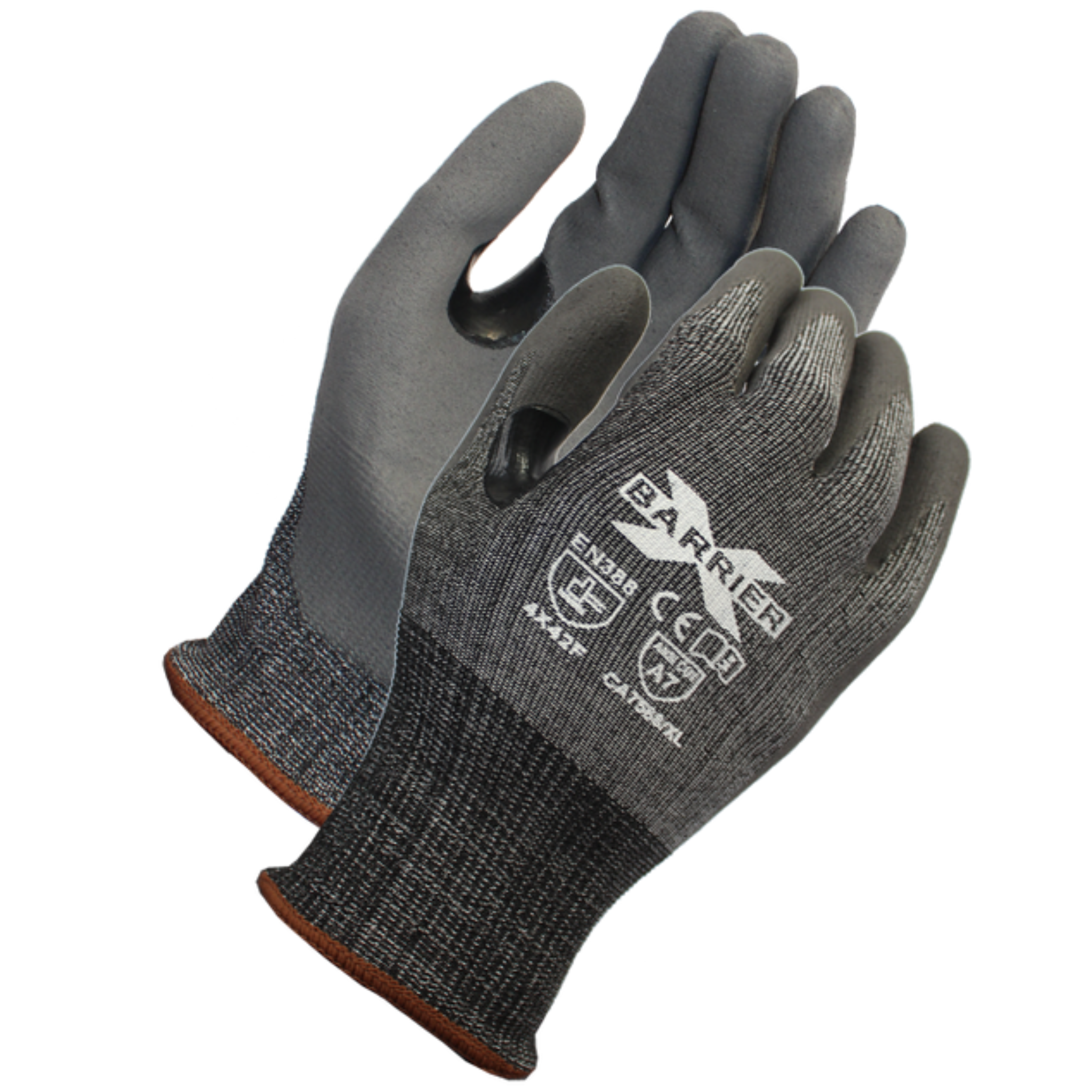 Cut Level A7, 18 Gauge, Gray <br> Luxfoam Coated Gloves <br> CA7588R