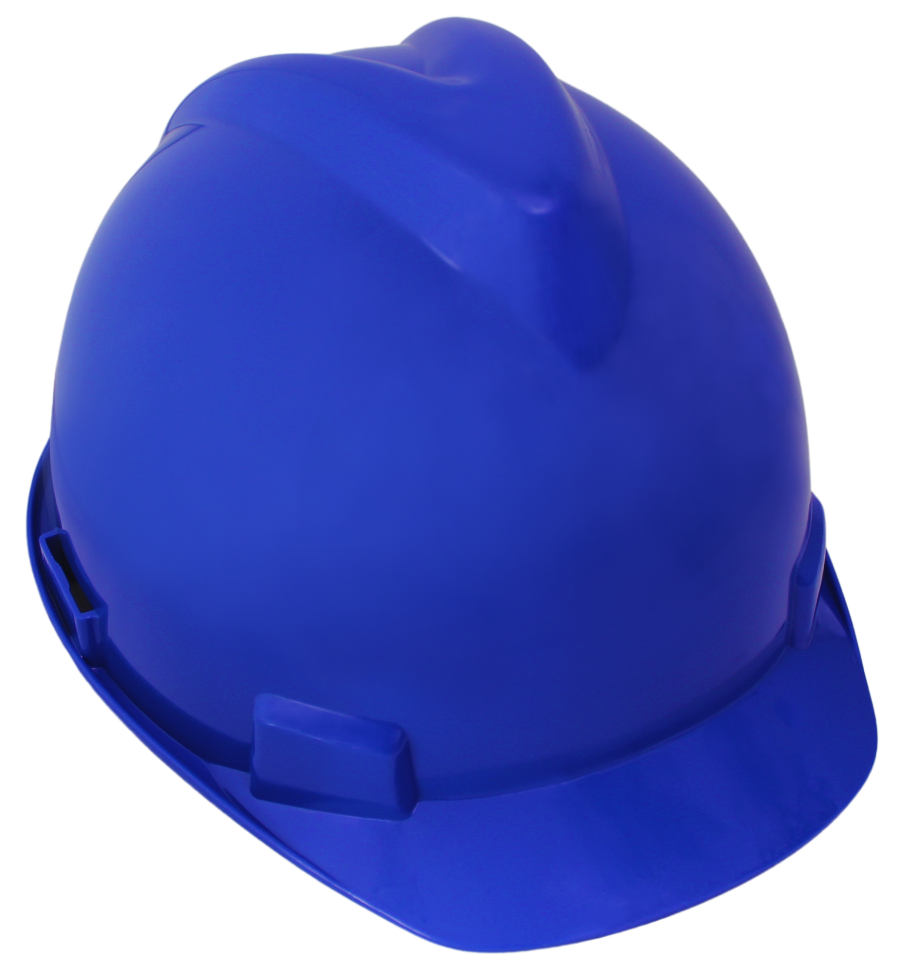 HDPE Full Brim <br> Hard Hat Blue <br> 4 Point Ratchet <br> Suspension <br> H4PBL