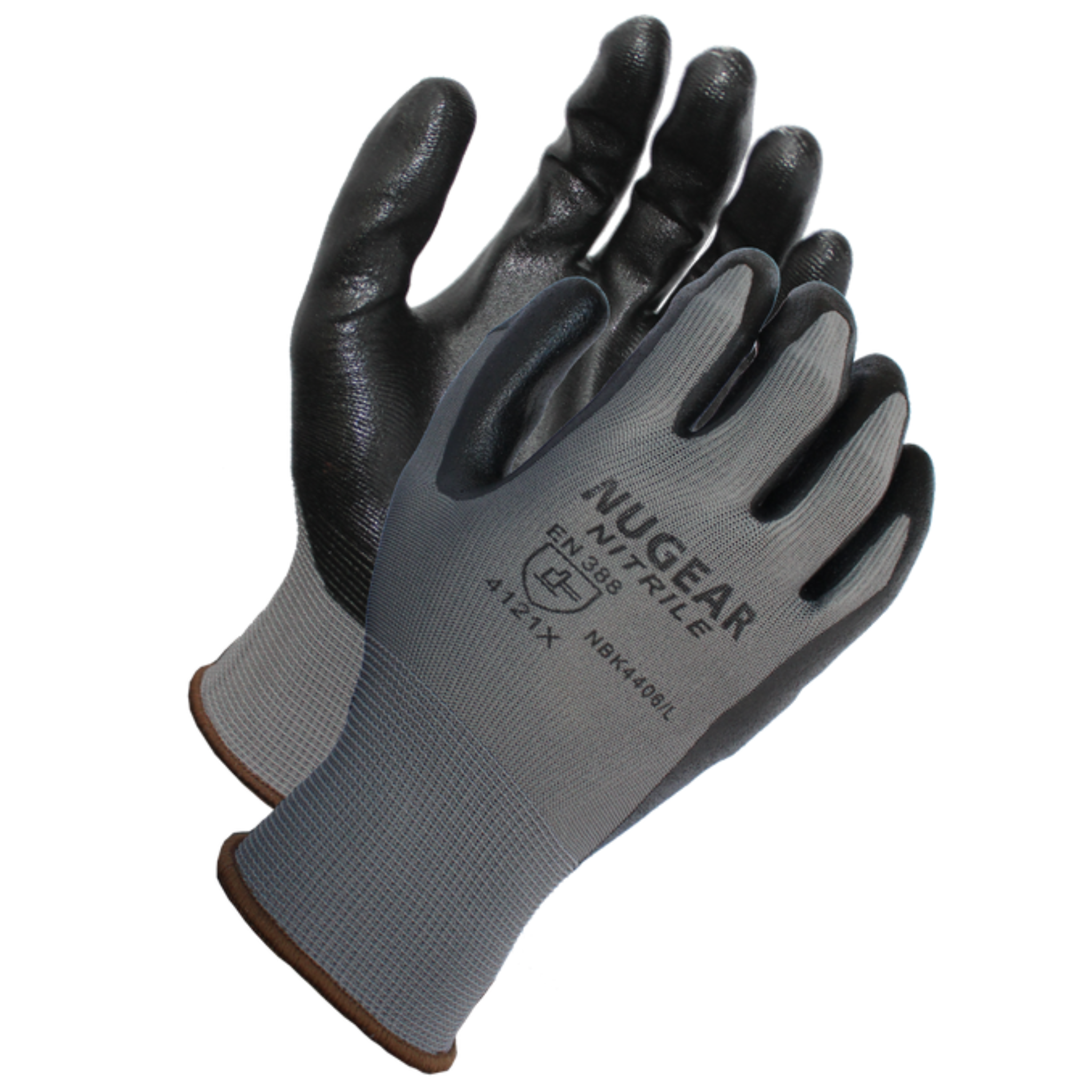 13 Gauge, Black Foam Nitrile <br>Coated Gloves <br> NBK4406
