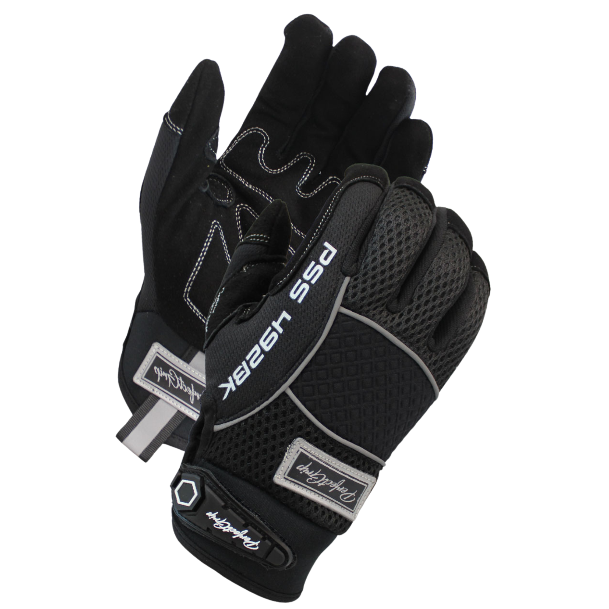 Black Deer Suede Leather <br> Mechanic Gloves <br> PSS492BK