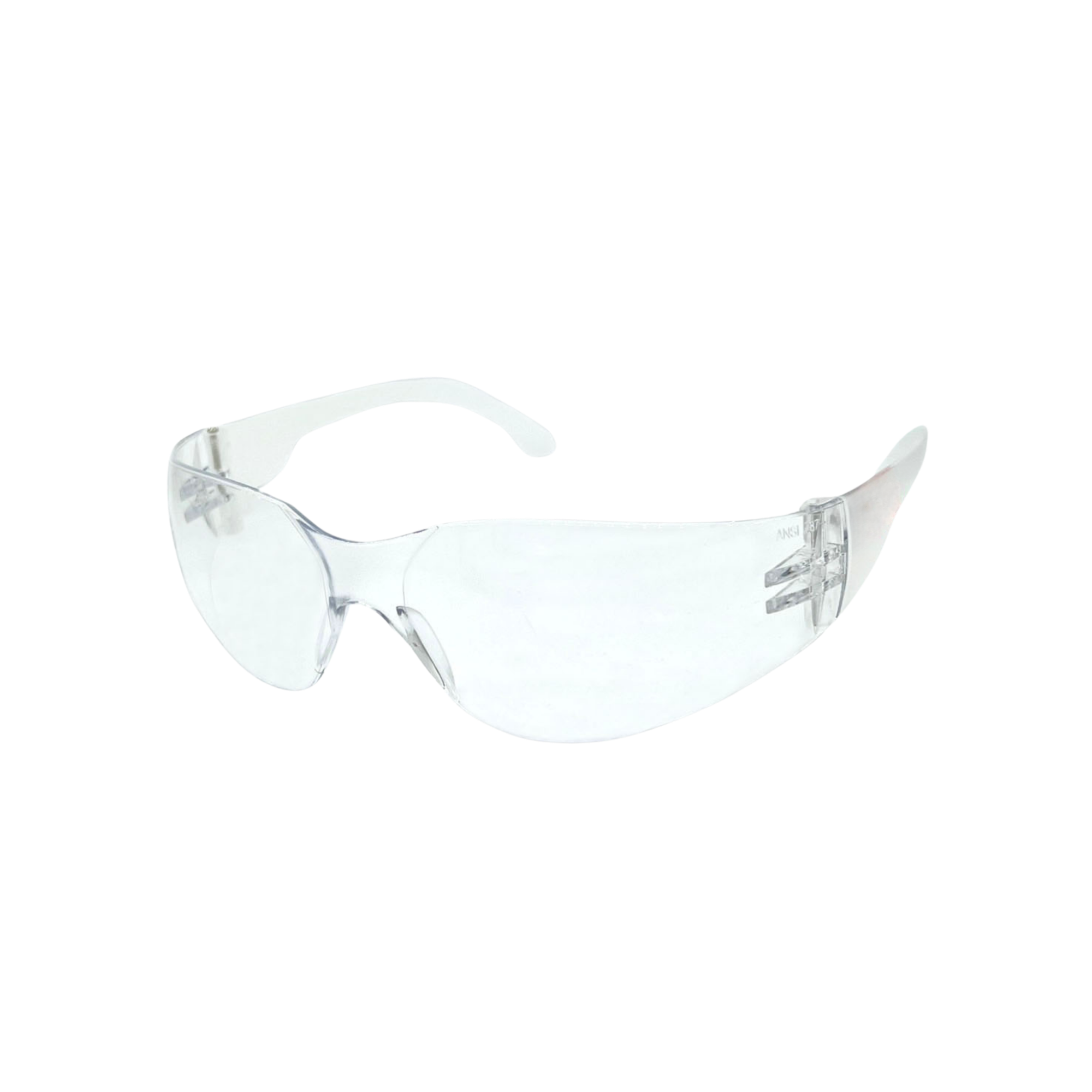 Rimless Safety Readers With Clear Temple, Clear Lens and Anti-Scratch Coating (No Logo) <br> SG10QC