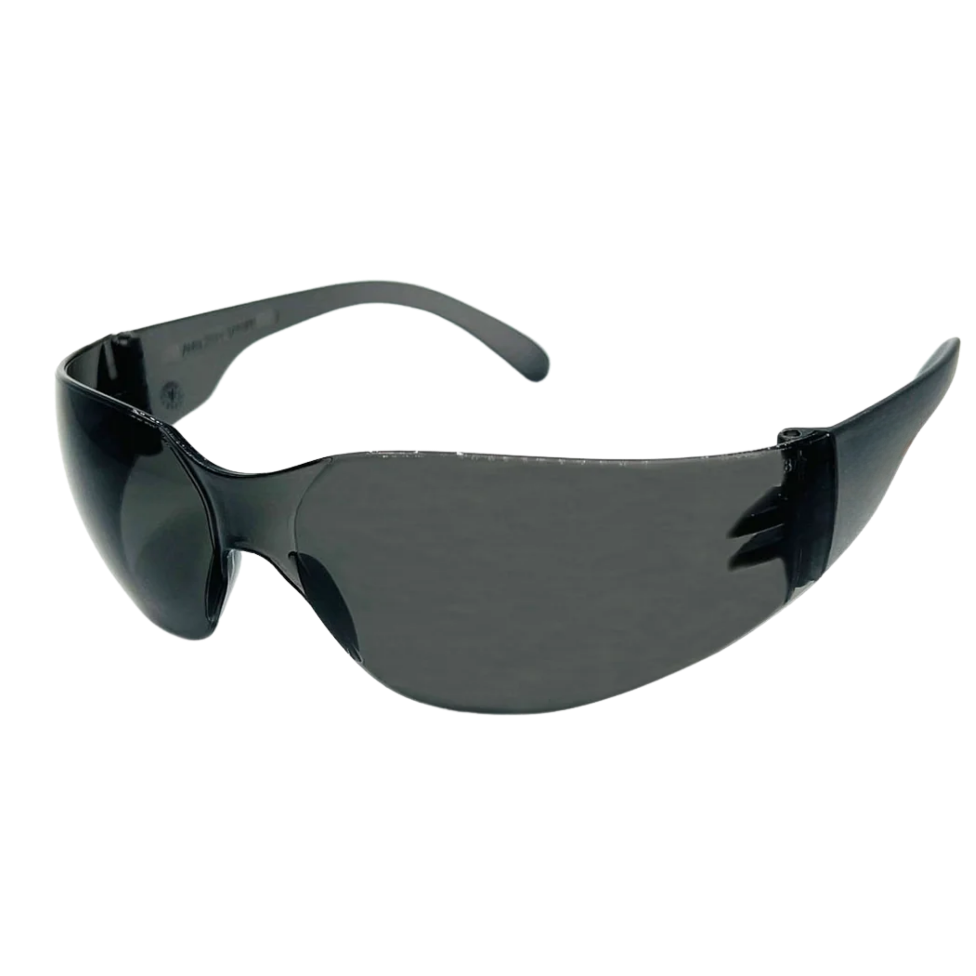 Rimless Safety Readers with Gray Temple, Gray Lens, Anti-Fog, and Anti-Scratch Coating (No Logo) <br> SG10QG/AF
