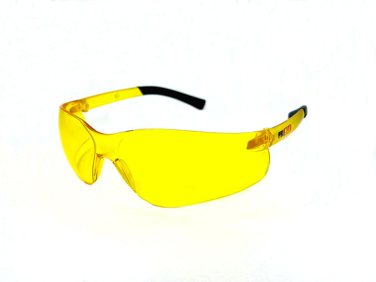 Rimless Safety Readers With Rubber Temple Tips, Amber Lens and Anti-Scratch Coating  <br> SG20A