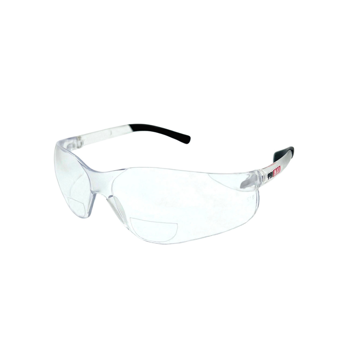 Rimless Safety Readers With Rubber Temple Tips, Clear Lens and Anti-Scratch Coating - +1.5 Diopter <br> SG20/1.5
