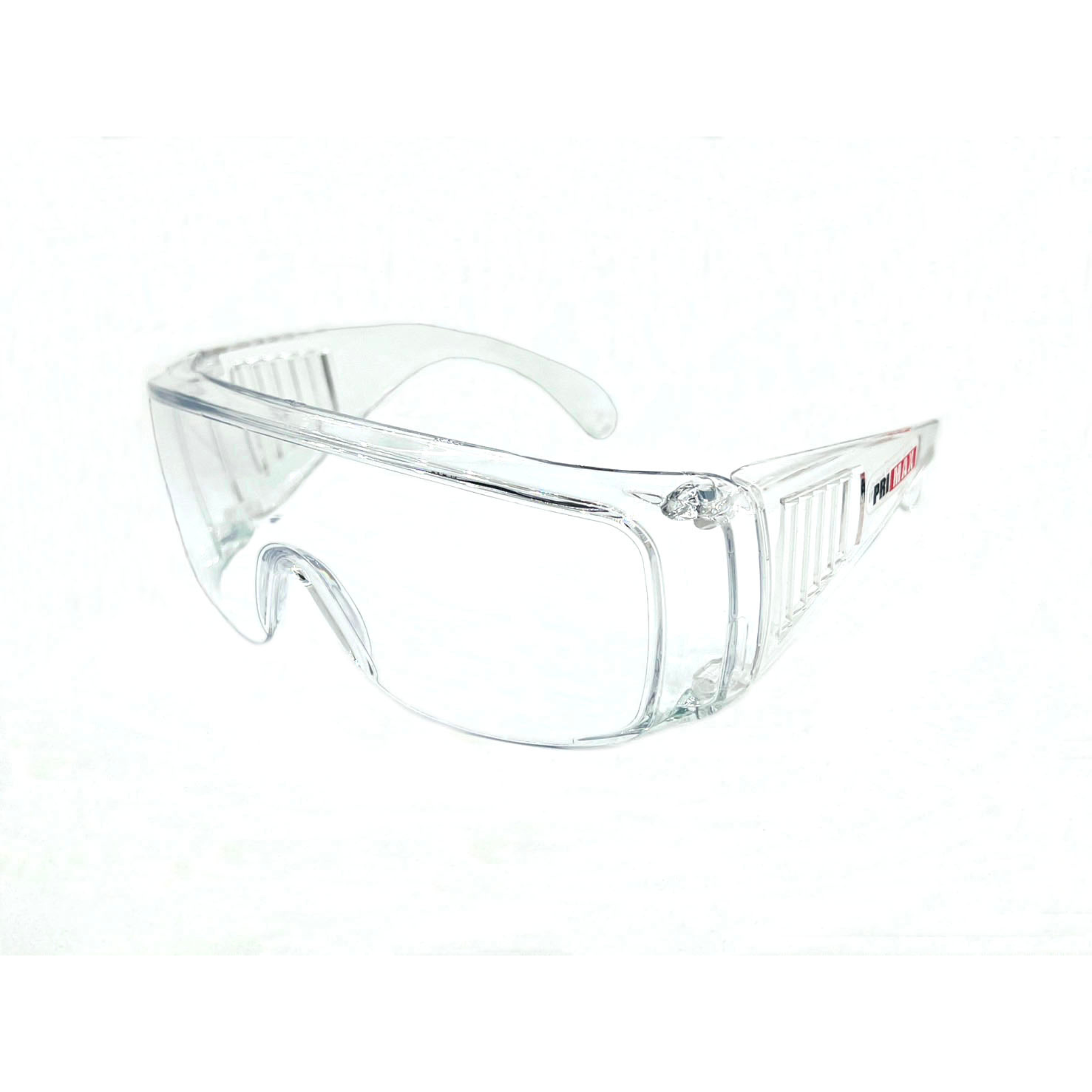 Over The Glasses Rimless Safety Glasses With Clear Temple and Clear Lens <br> SG80C