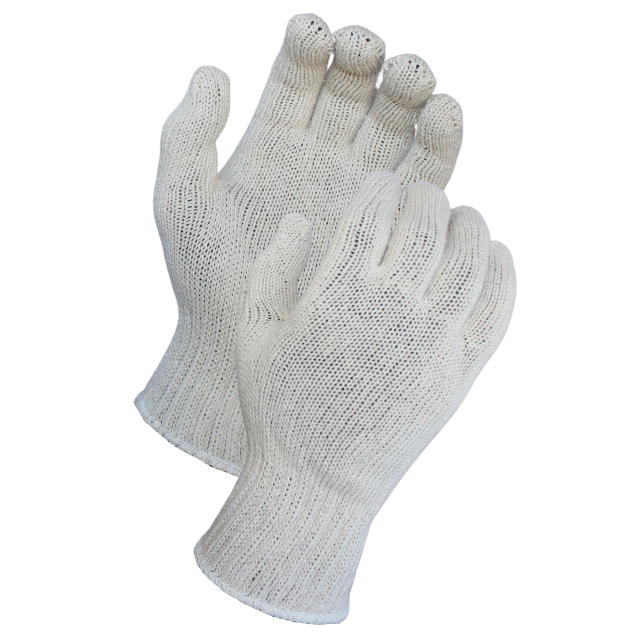 Standard Weight Seamless Cotton/Polyester Natural White String Knit Glove <br>SK6517