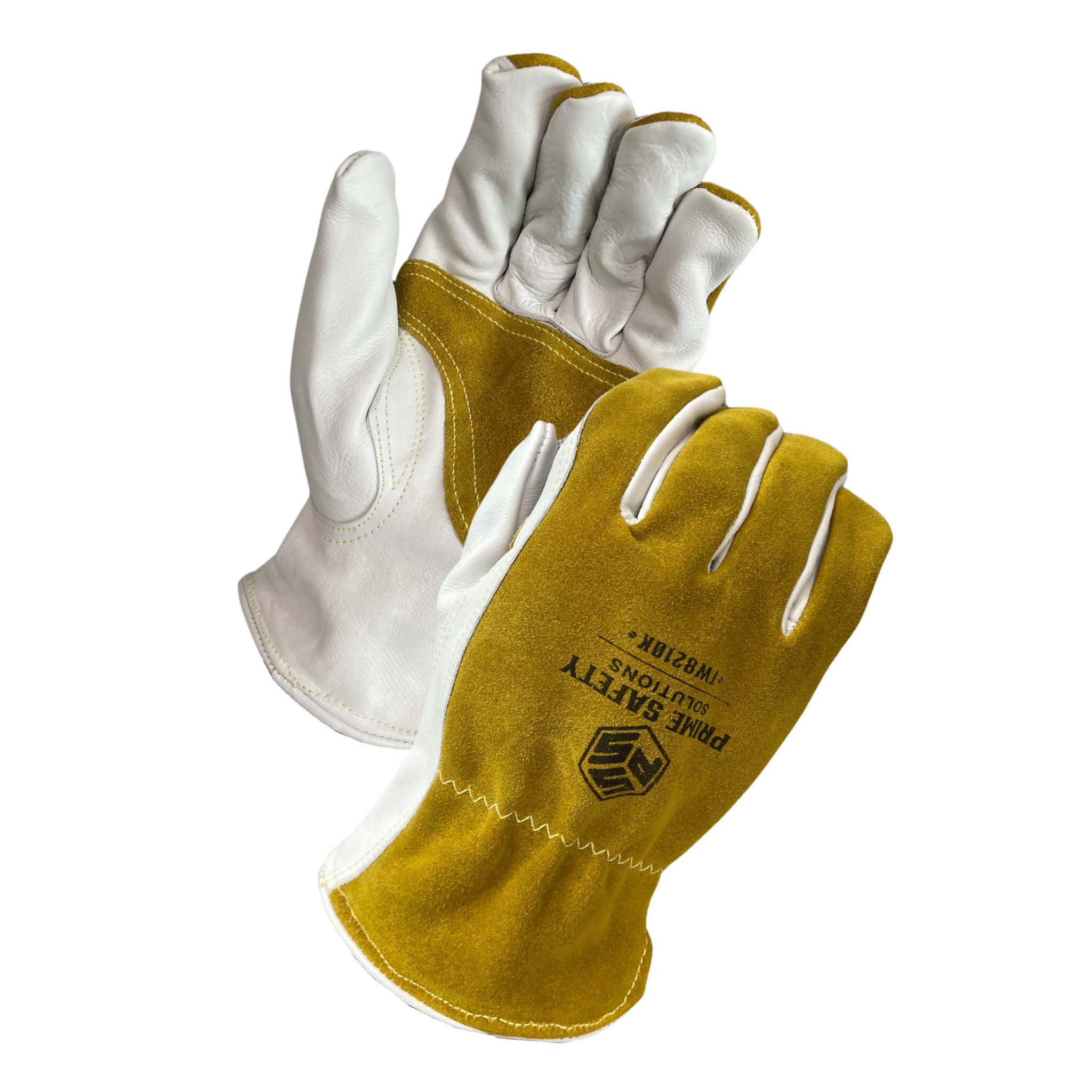 Top Grain Cowhide Leather Palm <br> Split Leather Back Drivers Glove <br> TW8210K