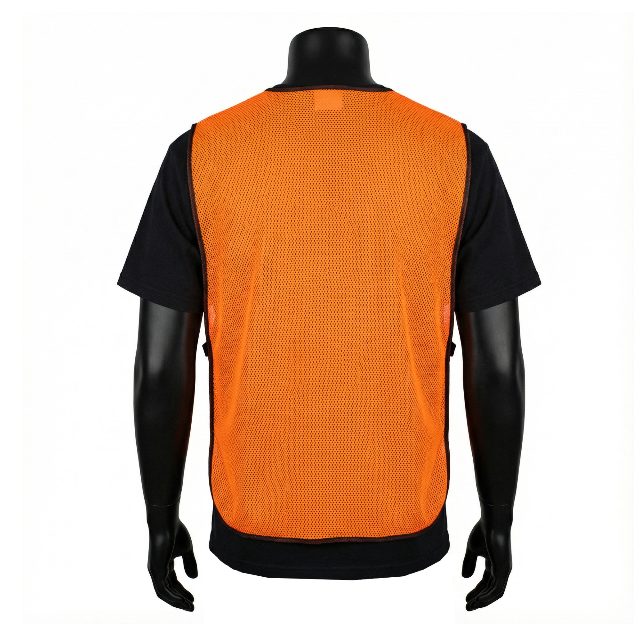NON-ANSI<br>HI-VIZ ORANGE MESH SAFETY VEST <br> SVN600F