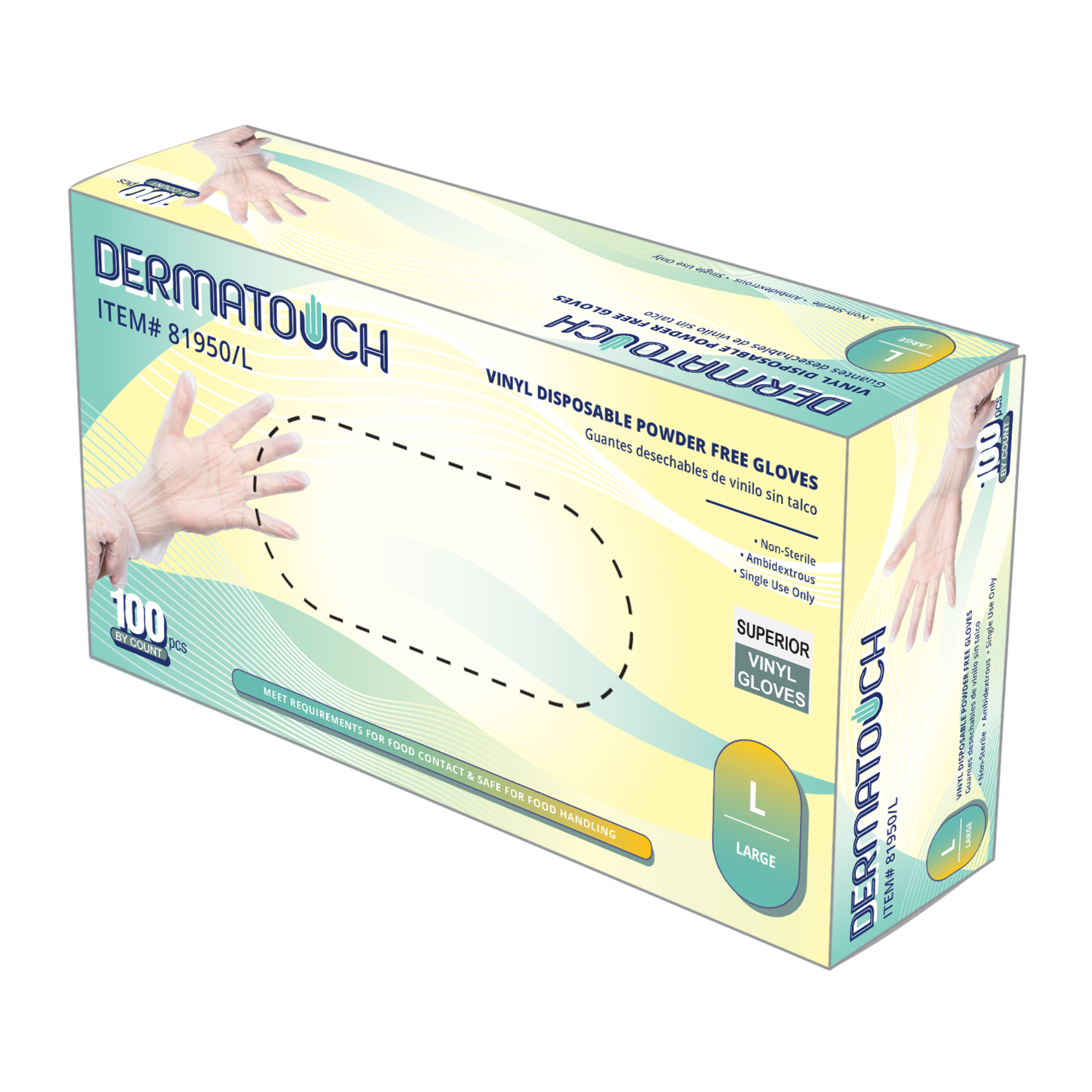 5 Mil Clear Vinyl Disposable <br> Gloves - Powder Free <br> 81950
